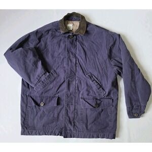 GAP Chore Vtg Coat-Style Jacket Blue With Corduroy Collar Men's  Size M
